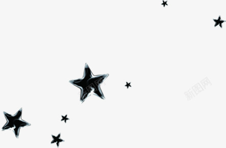 墨迹星星png免抠素材_88icon https://88icon.com 墨迹 星星 素材