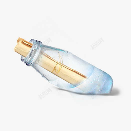 漂流瓶png免抠素材_88icon https://88icon.com 墨迹 夏日清凉海报 海滩 蓝色 韩国