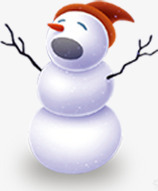 可爱卡通雪人png免抠素材_88icon https://88icon.com 冬天 卡通 可爱 雪人 雪天