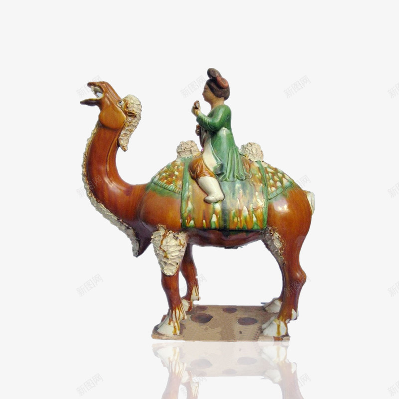 骑骆驼的小人png免抠素材_88icon https://88icon.com 中国风 唐三彩 工艺品 骆驼