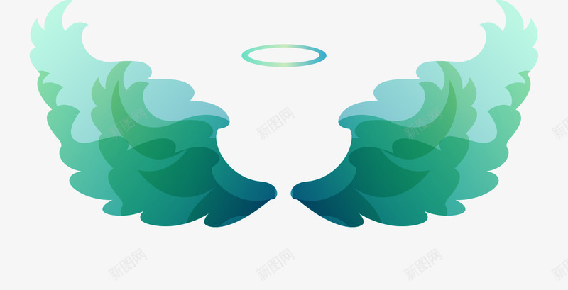 卡通爱心天使翅膀矢量图ai免抠素材_88icon https://88icon.com 卡通 天使 爱心 翅膀 矢量图