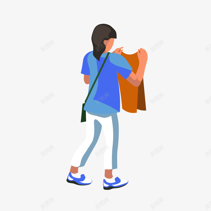 手绘购物买衣服矢量图eps免抠素材_88icon https://88icon.com png免抠图 买衣服 创意 卡通 手绘 时尚 看衣服 矢量图