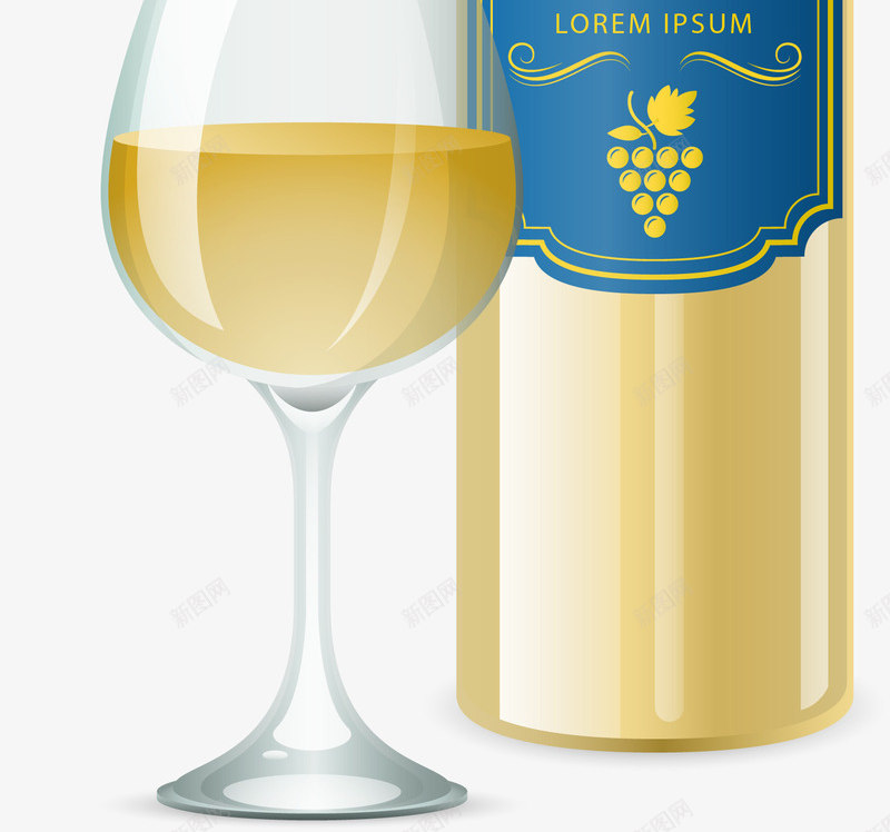 白葡萄酒png免抠素材_88icon https://88icon.com 免抠PNG 红酒杯 红酒起子 美酒 葡萄酒 高档