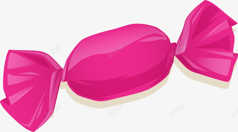手绘紫色糖果矢量图ai免抠素材_88icon https://88icon.com 手绘 甜食 紫色糖果 矢量图