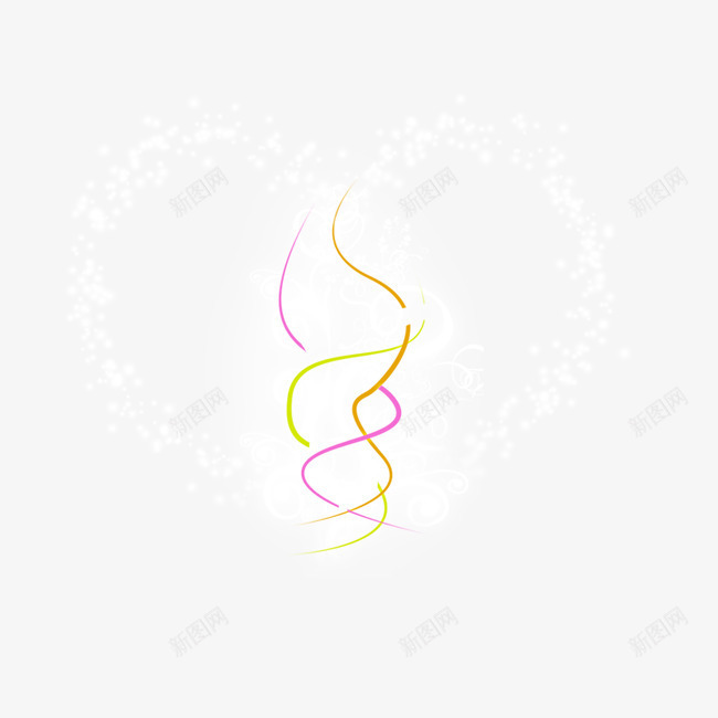 心形光线png免抠素材_88icon https://88icon.com 光带 心 柔美