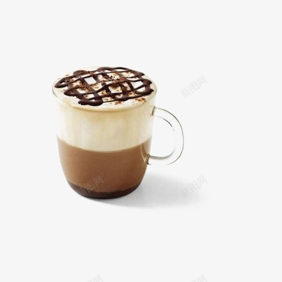 牛奶咖啡png免抠素材_88icon https://88icon.com 下午茶 巧克力咖啡 热咖啡 玻璃杯 香喷喷咖啡