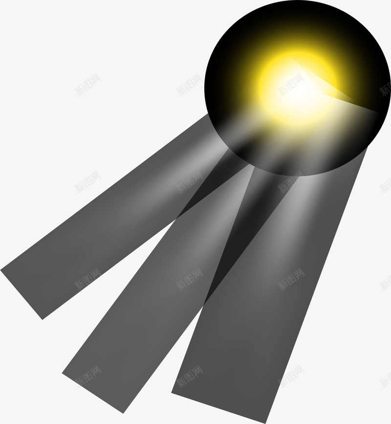 黄色清新光芒png免抠素材_88icon https://88icon.com 光线 光芒 光辉 免抠PNG 射线 清新 闪耀 黄色