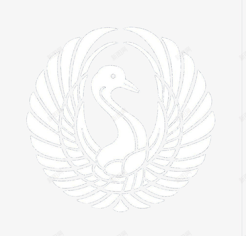 手绘天鹅png免抠素材_88icon https://88icon.com 张开翅膀 手绘 白色天鹅