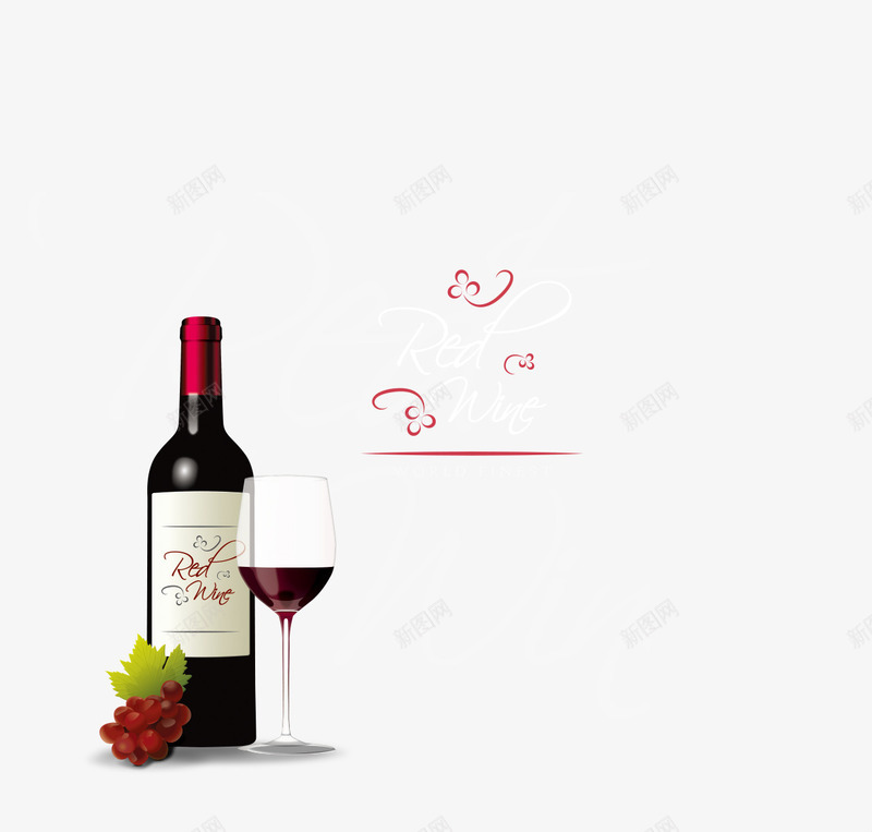 典雅红酒背景png免抠素材_88icon https://88icon.com 典雅风格 红酒 红酒png下载 背景图 葡萄 高脚杯