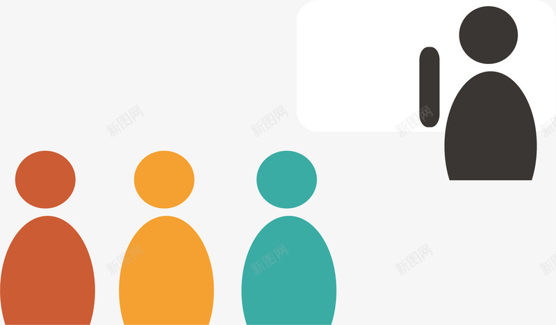 简笔小人矢量图ai免抠素材_88icon https://88icon.com ppt 元素 小人 简单 矢量图