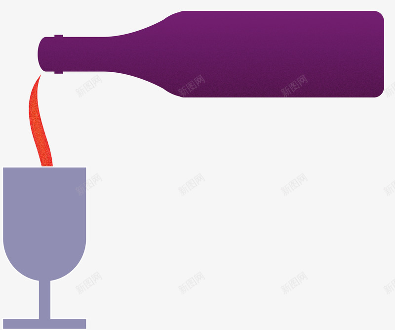 倒一杯酒png免抠素材_88icon https://88icon.com 喝酒 年底聚会 葡萄酒 酒吧 酒瓶子