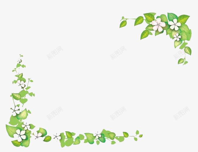 背景叶子小花朵卡通png免抠素材_88icon https://88icon.com 卡通 叶子 图片 小花朵 素材 背景