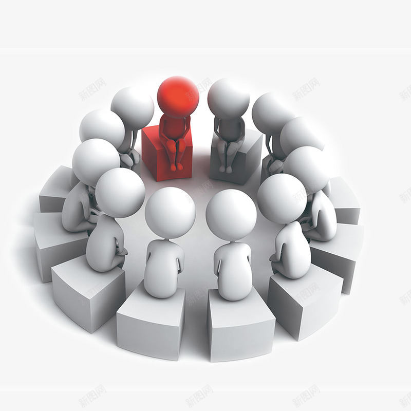 团队png免抠素材_88icon https://88icon.com 团队 团队的凝聚力 坐着的小人 小人