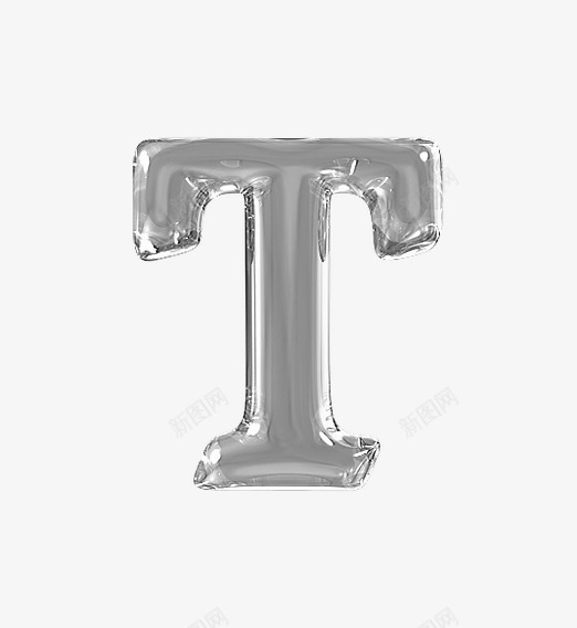 琥珀字母Tpng免抠素材_88icon https://88icon.com 创意数字 玻璃质感 琥珀字母数字