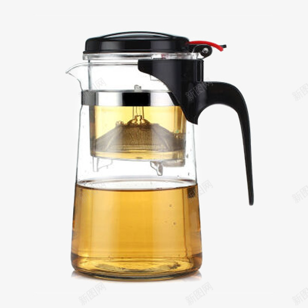 玻璃茶壶带过滤茶道杯png免抠素材_88icon https://88icon.com 产品实物 大容量 玻璃茶壶 飘逸壶