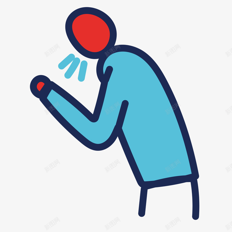 卡通小人生病打喷嚏矢量图ai免抠素材_88icon https://88icon.com 佝偻 医生 医院 卡通 口水 弯腰 打喷嚏 治疗 生病 生老病死 疾病 矢量图 药品 防范