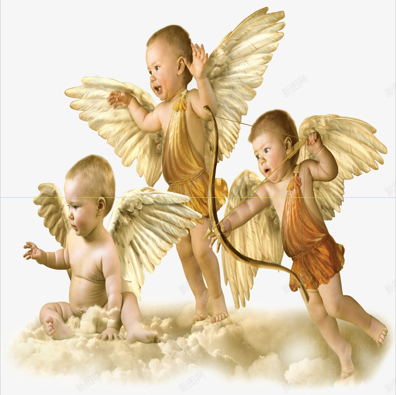 美丽天使png免抠素材_88icon https://88icon.com PNG 免费素材 天使 翅膀