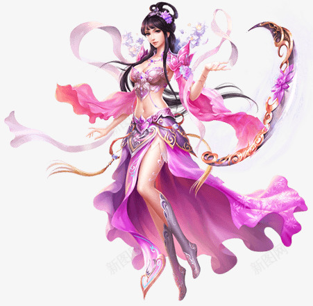 粉衣服仙气美女png免抠素材_88icon https://88icon.com 仙气 美女 衣服