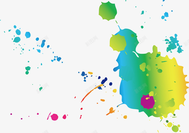 墨点墨水油漆飞溅矢量图ai免抠素材_88icon https://88icon.com 创意油漆 墨水 油漆素材 油漆飞溅 飞溅 矢量图