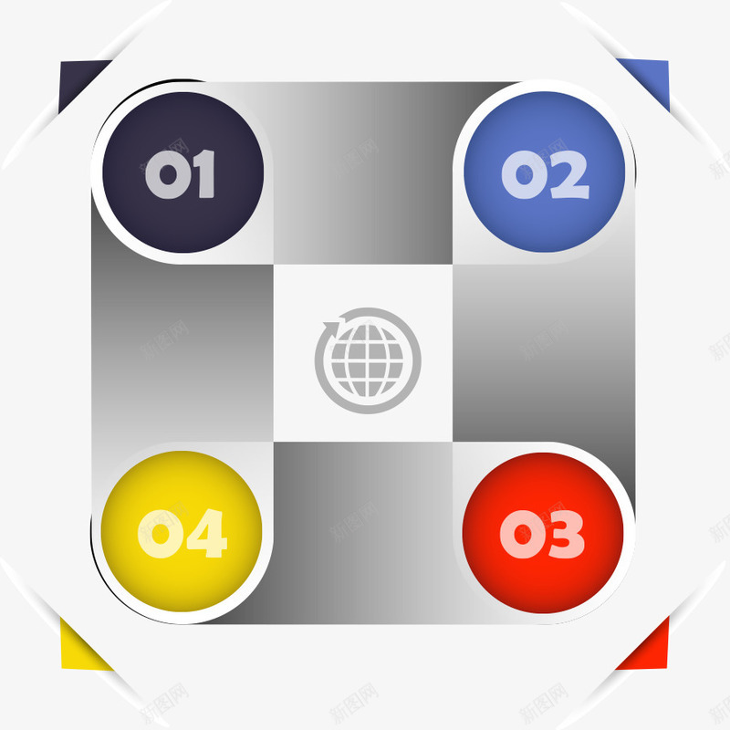 数字信息矢量图eps免抠素材_88icon https://88icon.com PPT图形 PPT图表 信息标签 商务信息图表 图表元素 彩色数字 数字 演示图形 矢量图