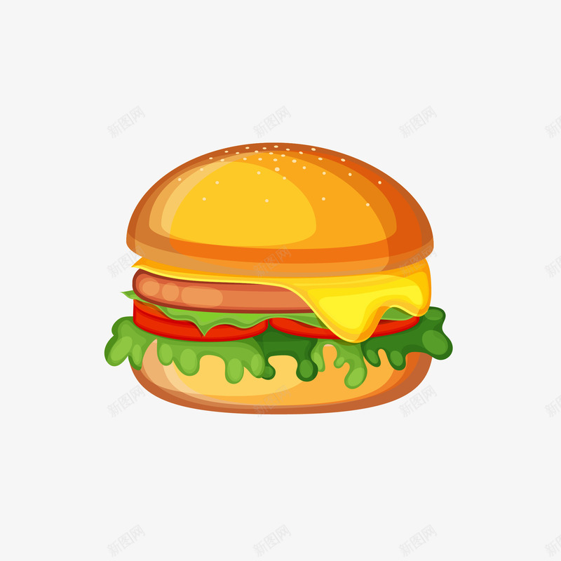 手绘美味汉堡包矢量图eps免抠素材_88icon https://88icon.com burger png免抠图 卡通 可口 手绘 汉堡包 矢量图 美味 肉 食物