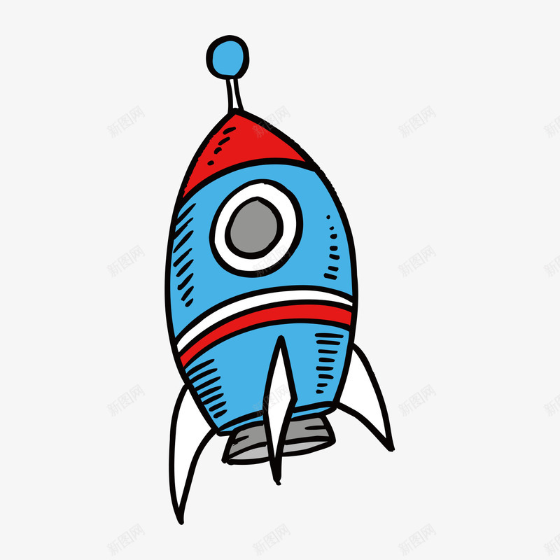 卡通手绘航空航天卡通火箭矢量图ai免抠素材_88icon https://88icon.com 卡通宇宙火箭 卡通火箭 卡通航天器 手绘火箭 手绘航天飞船 手绘航空航天 火箭 矢量图 蓝色矢量火箭 载人航天器 载人飞船