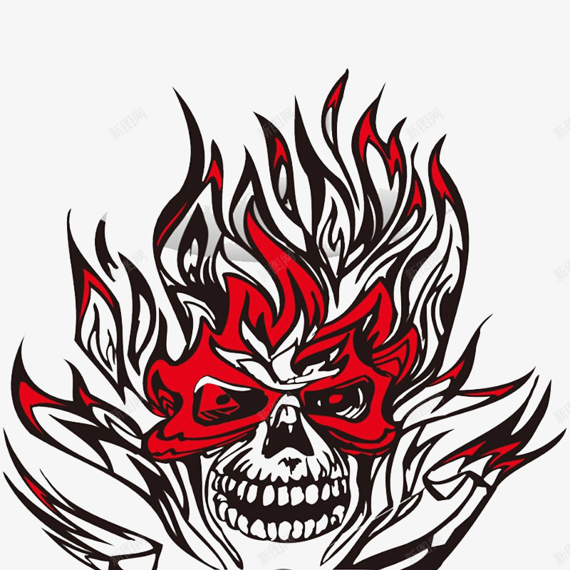 火焰骷髅psd免抠素材_88icon https://88icon.com 个性 恐怖 时尚 火焰 火焰骷髅PNG 火焰骷髅头 骷髅