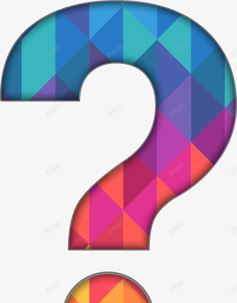 彩色玻璃问号矢量图eps免抠素材_88icon https://88icon.com 标点符号 玻璃 符号 问号 问号手绘 问号符号 矢量图