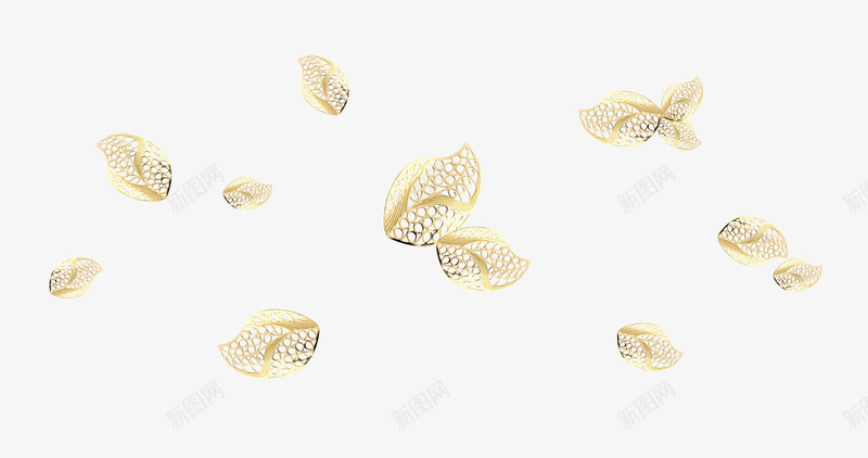 橙色漂亮金属叶子饰品png免抠素材_88icon https://88icon.com 叶子饰品 橙色叶子饰品 漂亮叶子饰品 金属叶子饰品