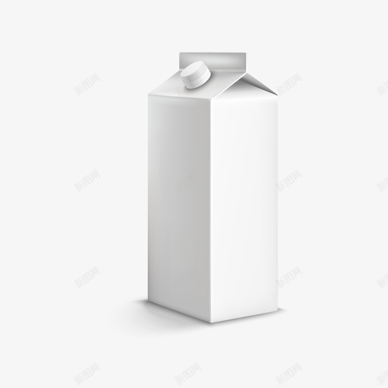 大瓶牛奶盒子矢量图ai免抠素材_88icon https://88icon.com 大瓶牛奶 白色牛奶盒子 纸盒子 矢量图