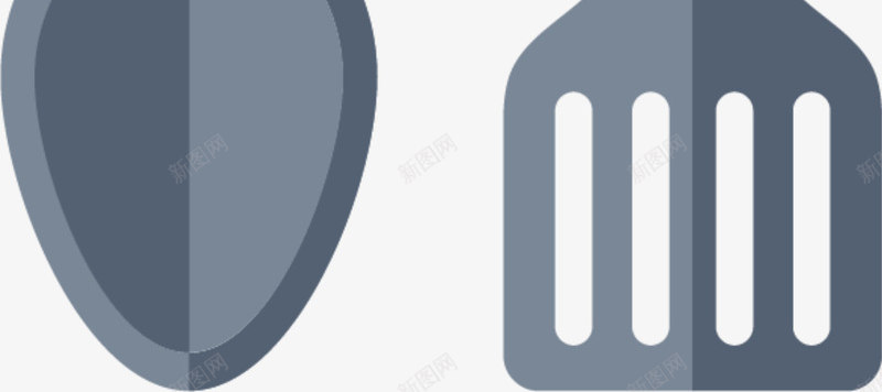 卡通蓝色厨具锅铲png免抠素材_88icon https://88icon.com 卡通锅铲 厨具锅铲 蓝色勺子 蓝色锅铲 金属厨具 铁质勺子