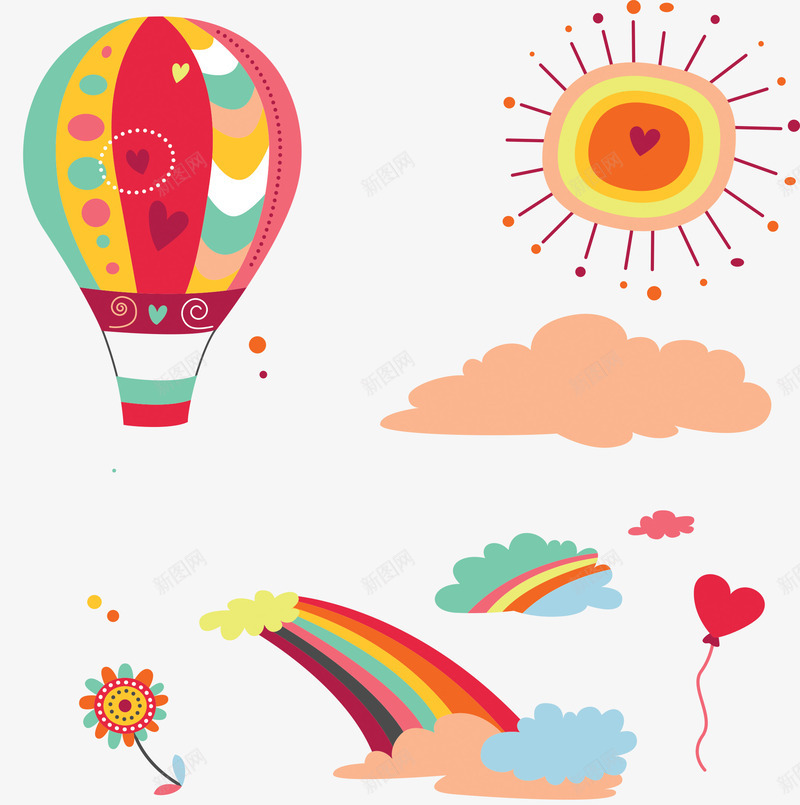 编辑png免抠素材_88icon https://88icon.com 多彩五边形 幻彩流光 绚丽彩虹