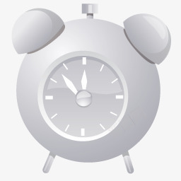 白色个性时尚闹钟创意png免抠素材_88icon https://88icon.com 个性 创意 时尚 白色 闹钟
