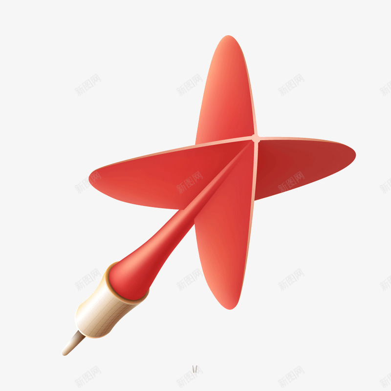 红色质感金属飞镖矢量图ai免抠素材_88icon https://88icon.com 红色 质感 金属 金属质感 飞镖 矢量图