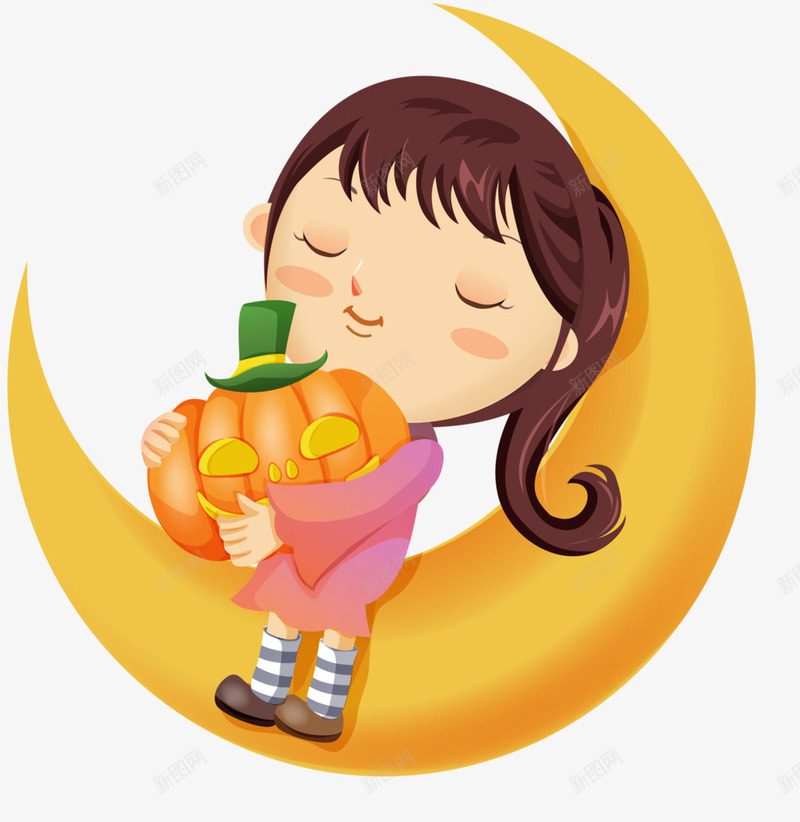 手绘月亮png免抠素材_88icon https://88icon.com 南瓜 卡通 天使 小女孩 手绘花朵 手绘花纹 月亮 月亮花纹 欧式花纹 移门花纹 精美花纹 花纹