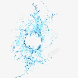 透明水花png图片下载 透明水花素材