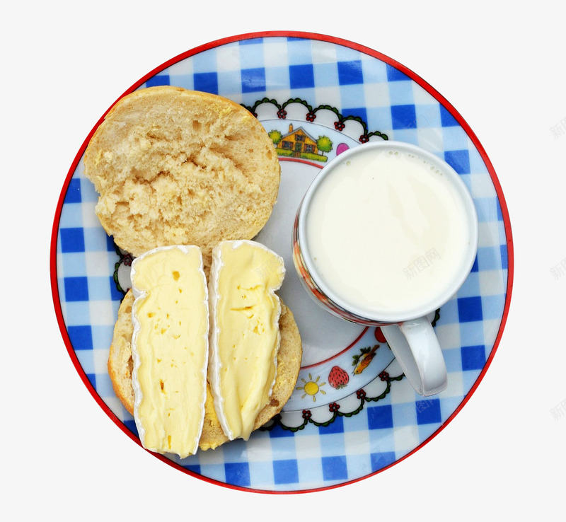 一盘食物png免抠素材_88icon https://88icon.com 早餐 杯子 牛奶 食物