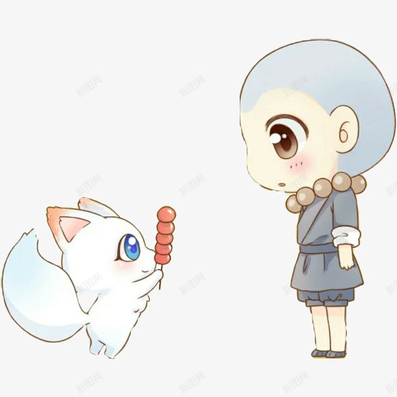 手绘小和尚和猫咪png免抠素材_88icon https://88icon.com 光头小和尚 冰糖葫芦 卡通小和尚 卡通猫咪 古代 小和尚 小沙弥 手绘和尚 手绘小和尚 插画 没有头发 漫画