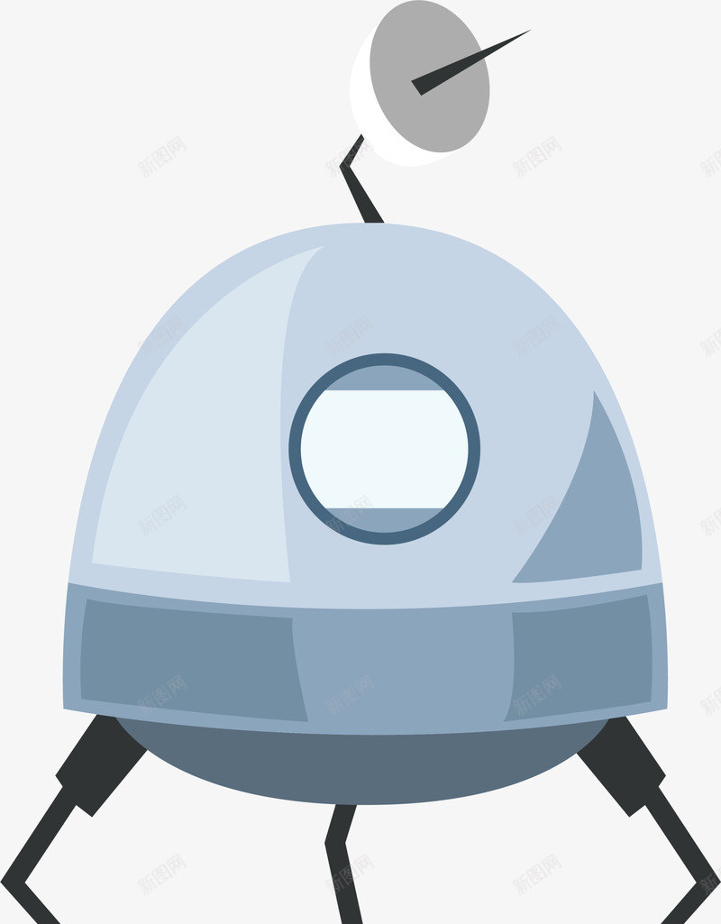 世界航天日宇宙太空舱png免抠素材_88icon https://88icon.com 世界航天日 卡通太空舱 太空发射器 太空雷达 宇宙探索 星球接收器