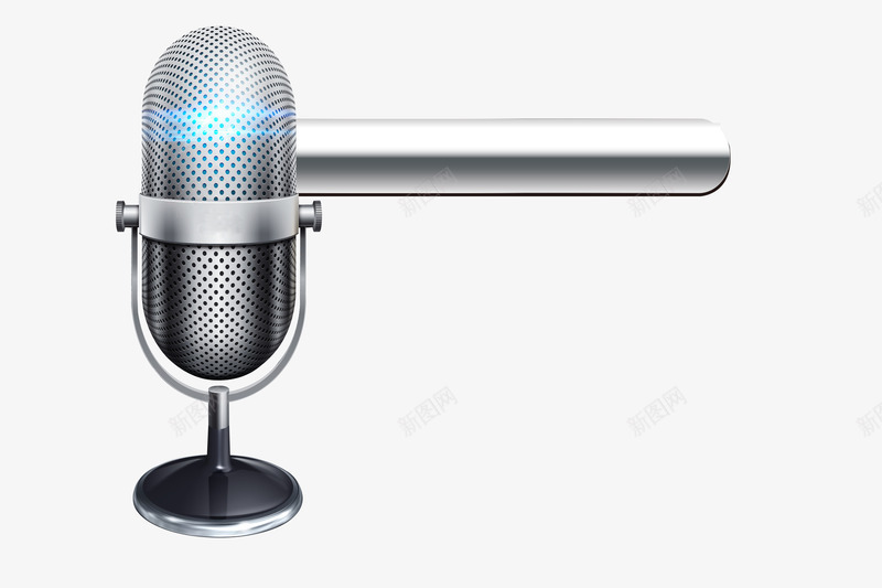 麦克风音响语音喇叭声音声控智能png免抠素材_88icon https://88icon.com 声控 声音 智能语音 灰色 质感 金属 金属色 银色 麦克风