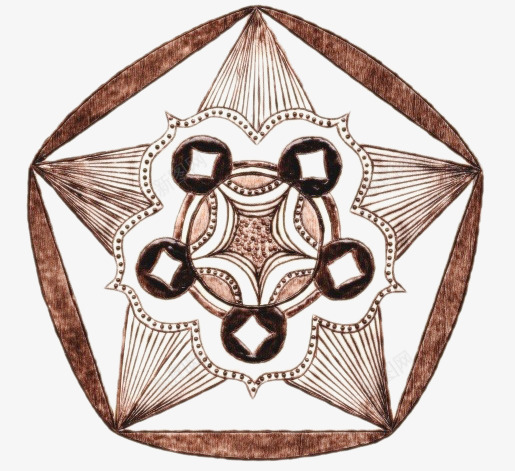 六边形古代图腾png免抠素材_88icon https://88icon.com 个性图形 六边形 图形设计 图腾图案 简约图形