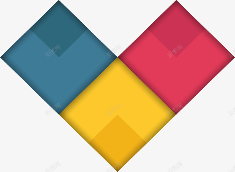 三色创意信息图表矢量图eps免抠素材_88icon https://88icon.com 信息图表 分类标签 创意结构 矢量素材 矢量图