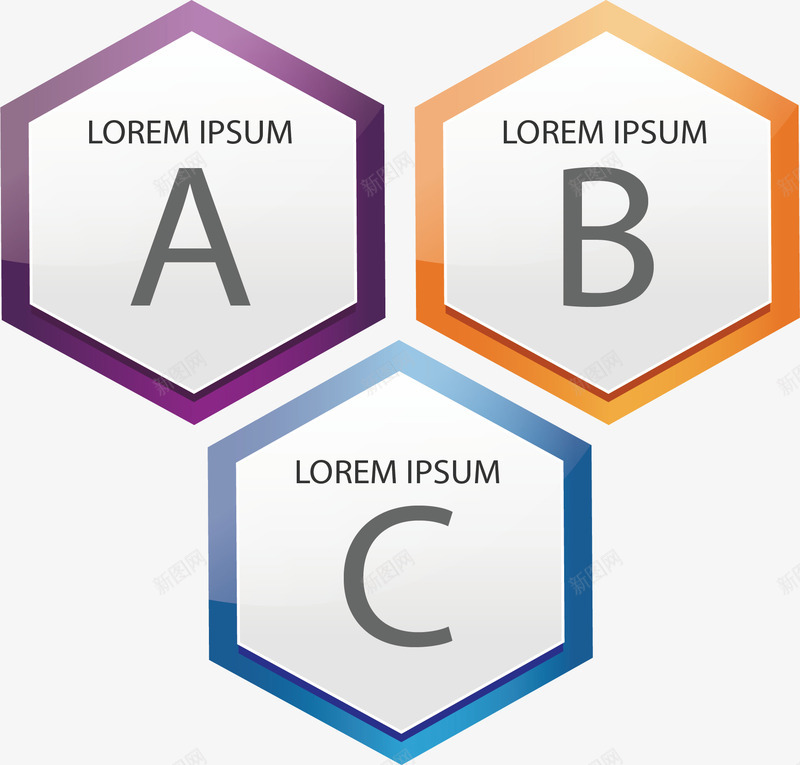 几何六边形信息图表png免抠素材_88icon https://88icon.com 六边形 几何 多边形 序列 步骤 矢量素材