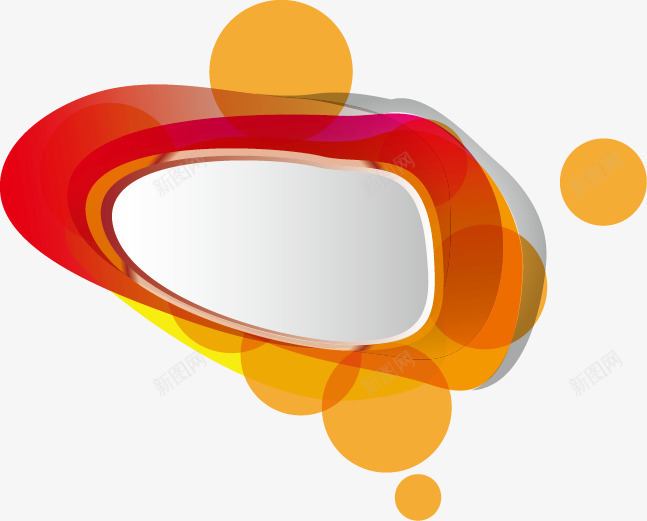 创意七彩泡泡边框png免抠素材_88icon https://88icon.com 创意 多彩 泡泡 设计 语言框