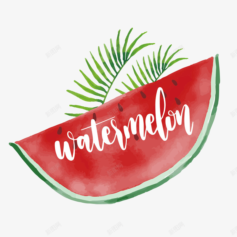 字母印花水果西瓜png免抠素材_88icon https://88icon.com 创意 字母图案 果肉 水果 简图 美味的 西瓜皮