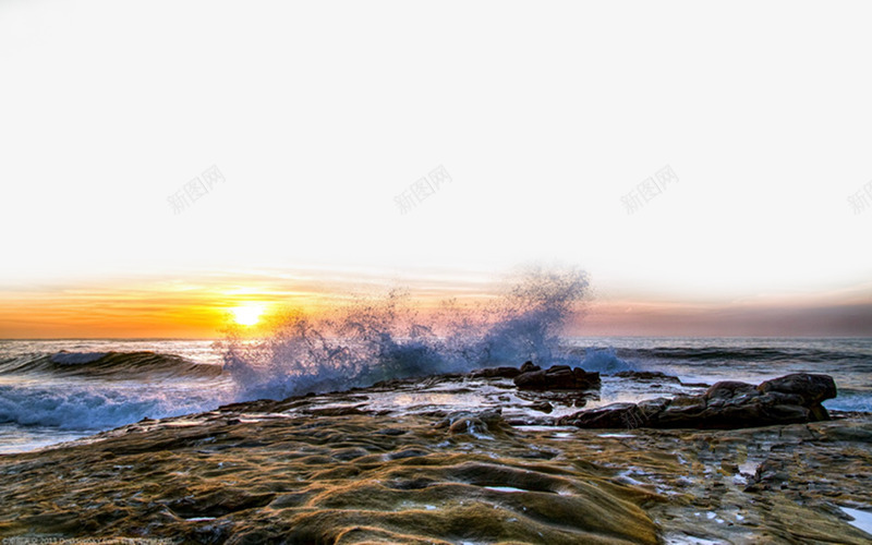 海边夕阳png免抠素材_88icon https://88icon.com 夕阳 大海 大海无水印 摄影 波浪 浪花 海 海平线 海水 海洋 海面 礁石 蓝色
