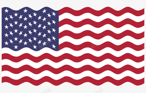 美国国旗波浪png免抠素材_88icon https://88icon.com 国旗 美国