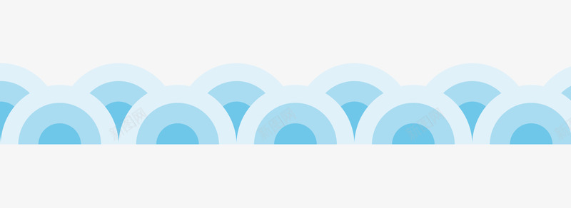 蓝色波浪矢量图ai免抠素材_88icon https://88icon.com 波浪 蓝色 装饰 矢量图