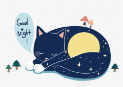 月亮猫png图片下载 月亮猫素材