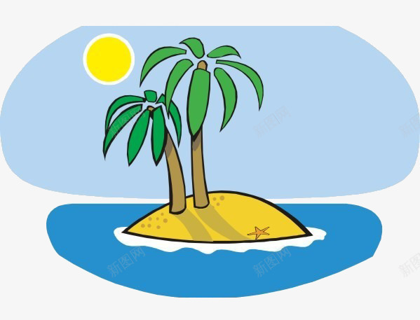 享受生活png免抠素材_88icon https://88icon.com 太阳 我的家乡 椰子树 海边 阳光